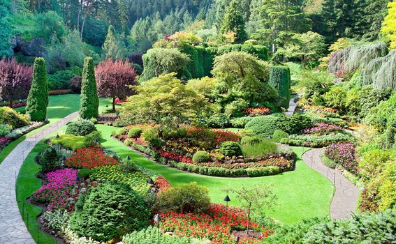 The Butchart Gardens, British Columbia