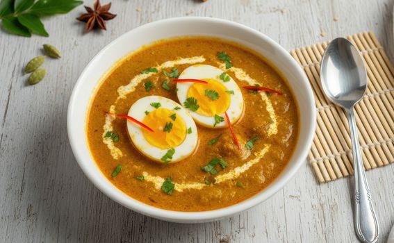 Curry od kuhanih jaja