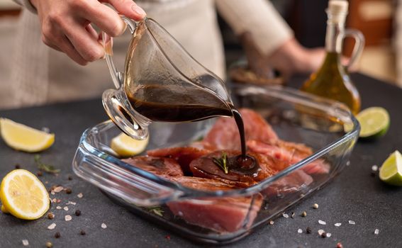 Sojin umak stavlja se u marinade