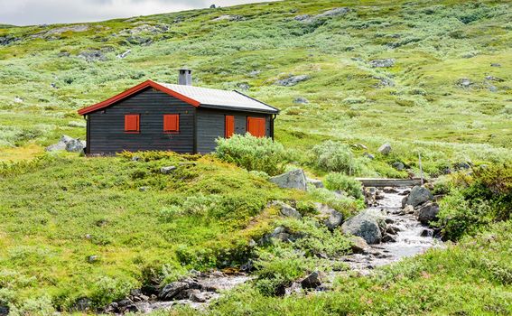 Drvene kućice u Hardangerviddi, Norveška