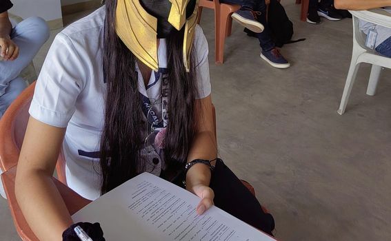 Studenti nose maske tijekom ispita