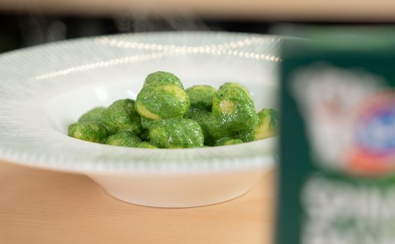 Zeleni njoki sa špinatom