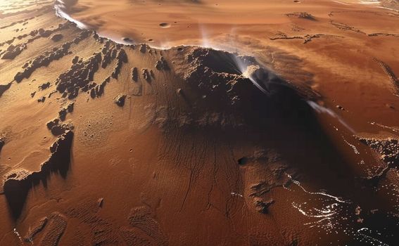 Ilustracija Olympusa Monsa