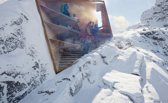 Tvrtka CRA-Carlo Ratti Associati osmislila je izgled ovog samoodrživog planinarskog skloništa - 3
