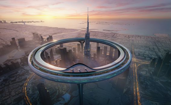 Downtown Circle, prsten oko Burj Khalife u Dubaiju - 4