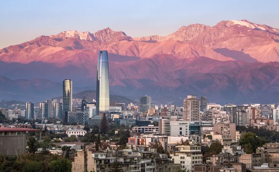 Panorama glavnog grada Čilea