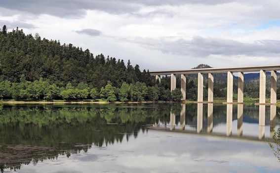 Umjetno jezero Bajer u Fužinama