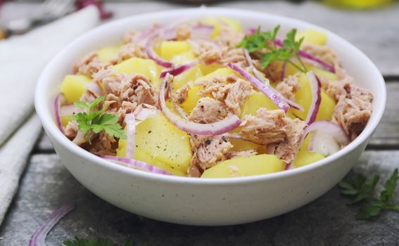 Krumpir salata s tunom