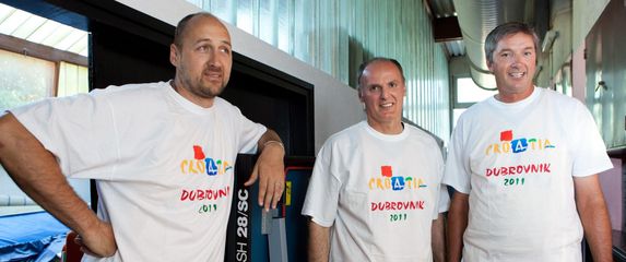 Dino Rađa, Duško Ivanović i Toni Kukoč (Photo: Grgo Jelavic/PIXSELL)