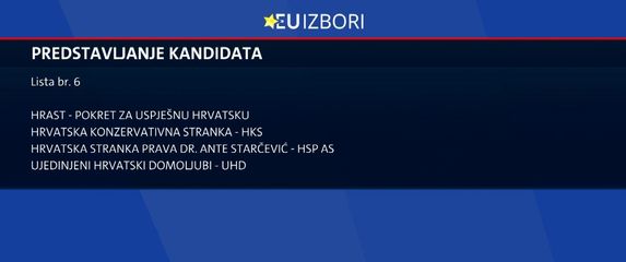 Predstavljanje kandidacijskih lista za europske izbore (Foto: Dnevnik.hr)