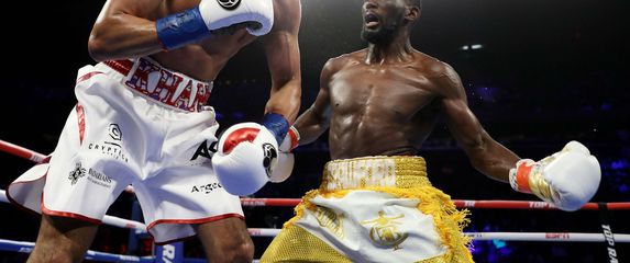 Amir Khan i Terence Crawford (Foto: AFP)