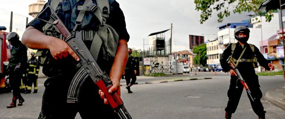 Sigurnosne snage Šri Lanke (Foto: AFP)