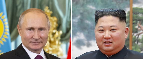Vladimir Putin i Kim Jong Un (Foto: AFP)