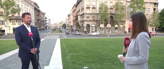 Matija Mandić, direktor marketinga i prodaje Lesnine, i Srna Bijuk