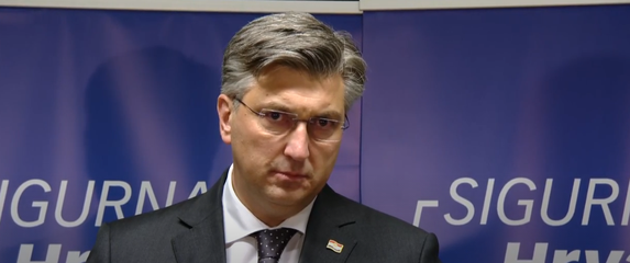 Andrej Plenković uoči Predsjedništva HDZ-a