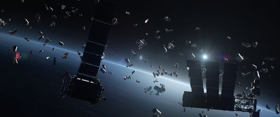 Svemirski otpad u orbiti, ilustracija