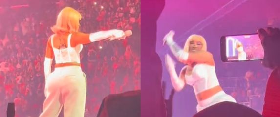 Pjevačica i reperica Nicki Minaj na nastupu