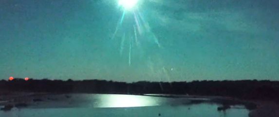 Pad meteorita, ilustracija