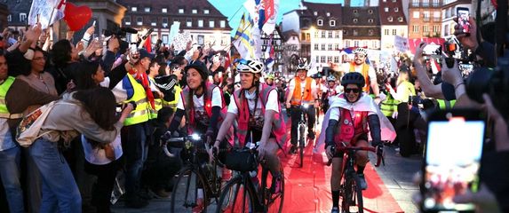 Srpski studenti biciklima stigli u Strasbourg
