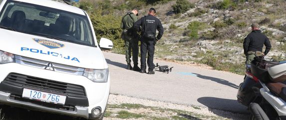 Policija na mjestu zločina kod Solina - 2