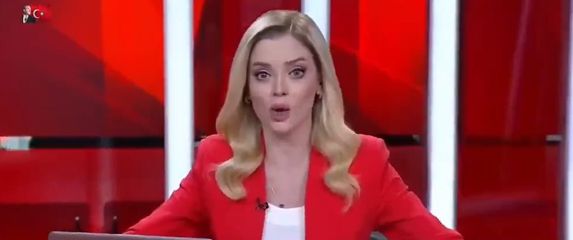 Snimka voditeljice u Turskoj tijekom potresa