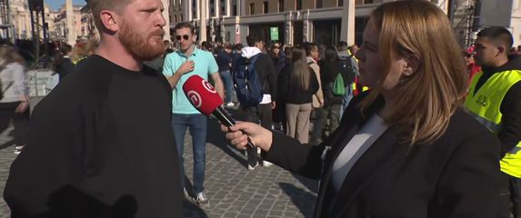 Ante, sugovornik i Petra Buljan, reporterka Dnevnika Nove TV
