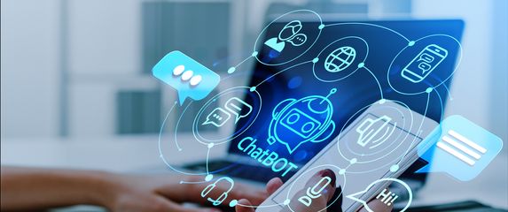 Chatbot. ilustracija