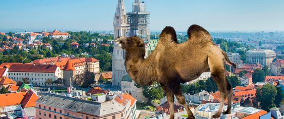 Zagreb iz zraka i deva