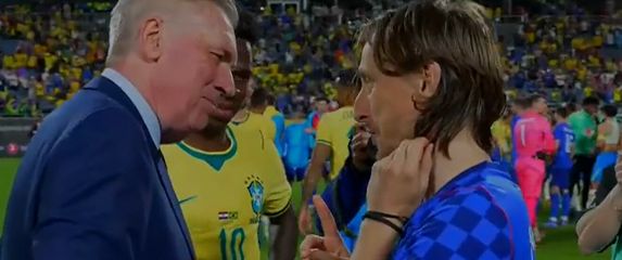 Carlo Ancelotti i Luka Modrić