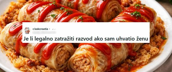 Sarma s kečapom i pitanje na Redditu