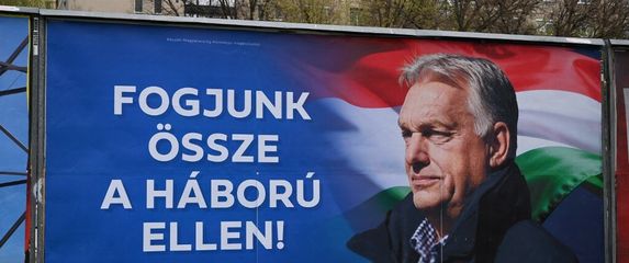 Viktor Orban na predizbornom plakatu