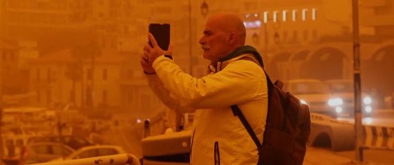 Saharska prašina u zraku na Kreti - 2