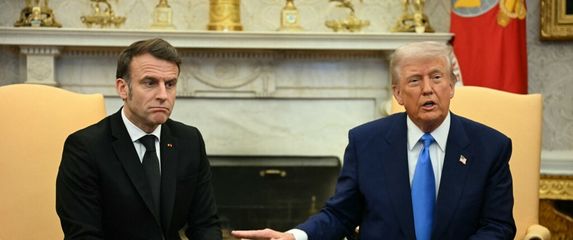 Emmanuel Macron i Donald Trump