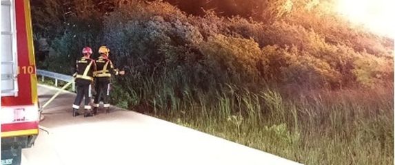 Požar u zaštićenom rezervatu Orepak u dolini Neretve