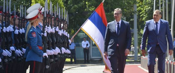 Aleksandar Vučić i Milorad Dodik