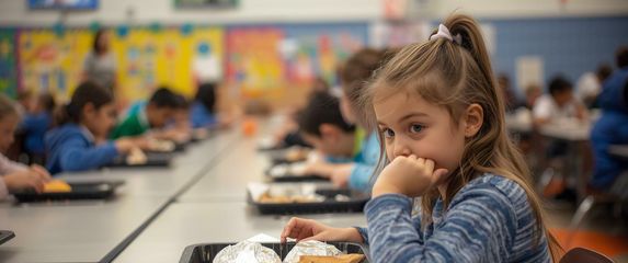 Djevojčica na užini