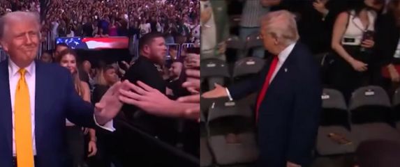 Američki predsjednik Donald Trump na UFC-u