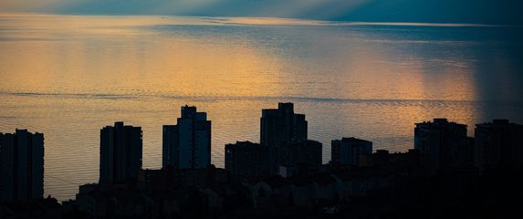 Zalazak iznad Kvarnerskog zaljeva