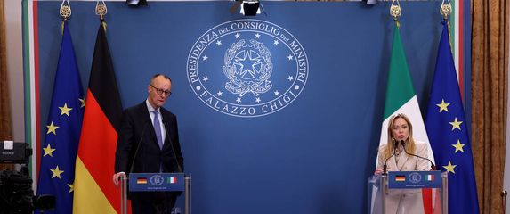 Giorgia Meloni i Friedrick Merz