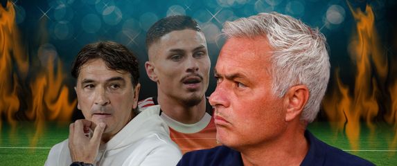 Jose Mourinho, Franjo Ivanović i Zlatko Dalić