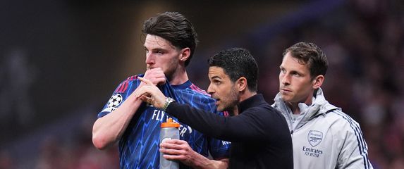 Mikel Arteta i Declan Rice