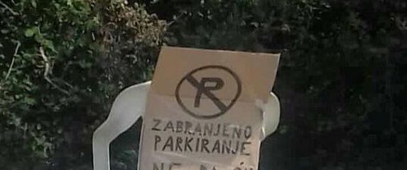 Zabrana parkiranja (Foto: Facebook)