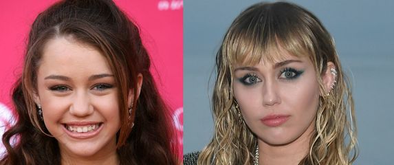 Miley Cyrus 2006. i 2019. godine