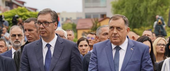 Dodik i Vučić u Prijedoru