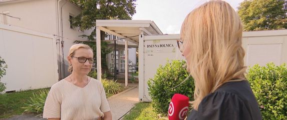 Mirjana Turkalj, dječja bolnica Srebrnjak i Martina Bolšec Oblak, reporterka Dnevnika Nove TV