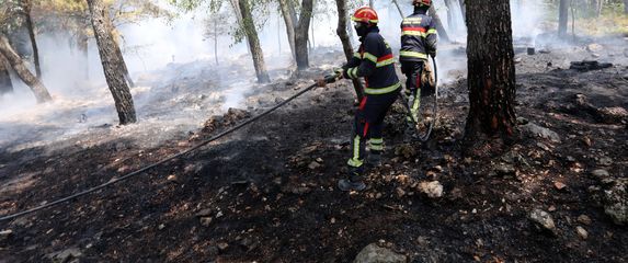 Požar u Podgori i Tučepima