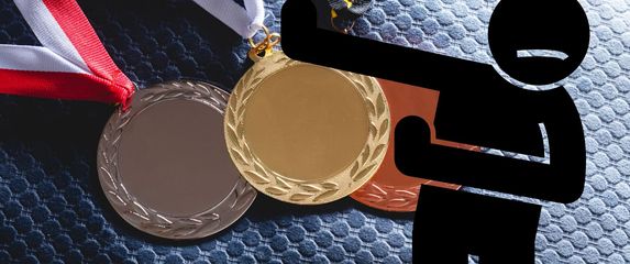 Olimpijske medalje i grafika odbijanja