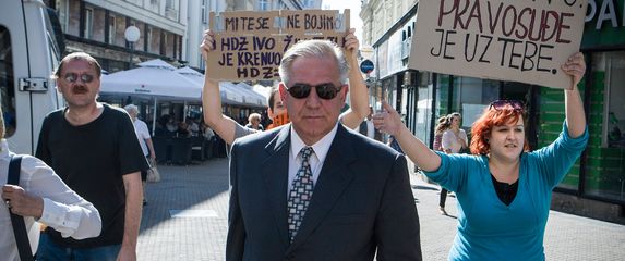 Ivo Sanader na predstavljanju knjige, 10. srpnja 2017. godine