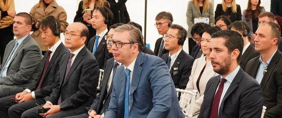 Predsjednik Srbije Aleskandar Vučić i bivši ministar Tomislav Momirović