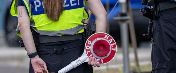 Granična kontrola na granici Njemačke i Poljske